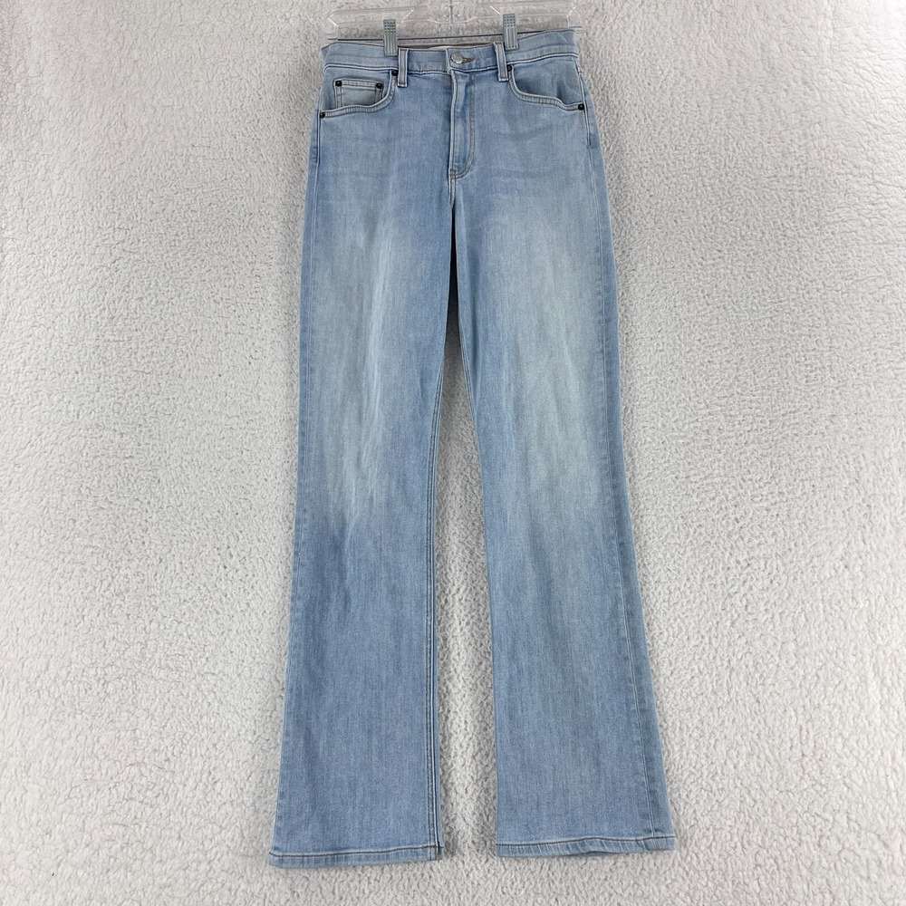 Reformation Blue Denim Straight Leg Roxy Jeans Womens Mid-Rise Casual Size 26
